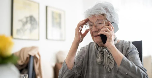 patient on the phone